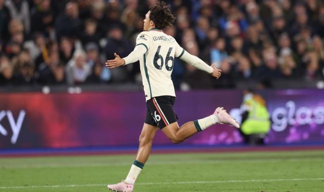 世俱杯投注-【英超】阿诺德传射 利物浦2比3西汉姆联遭赛季首败